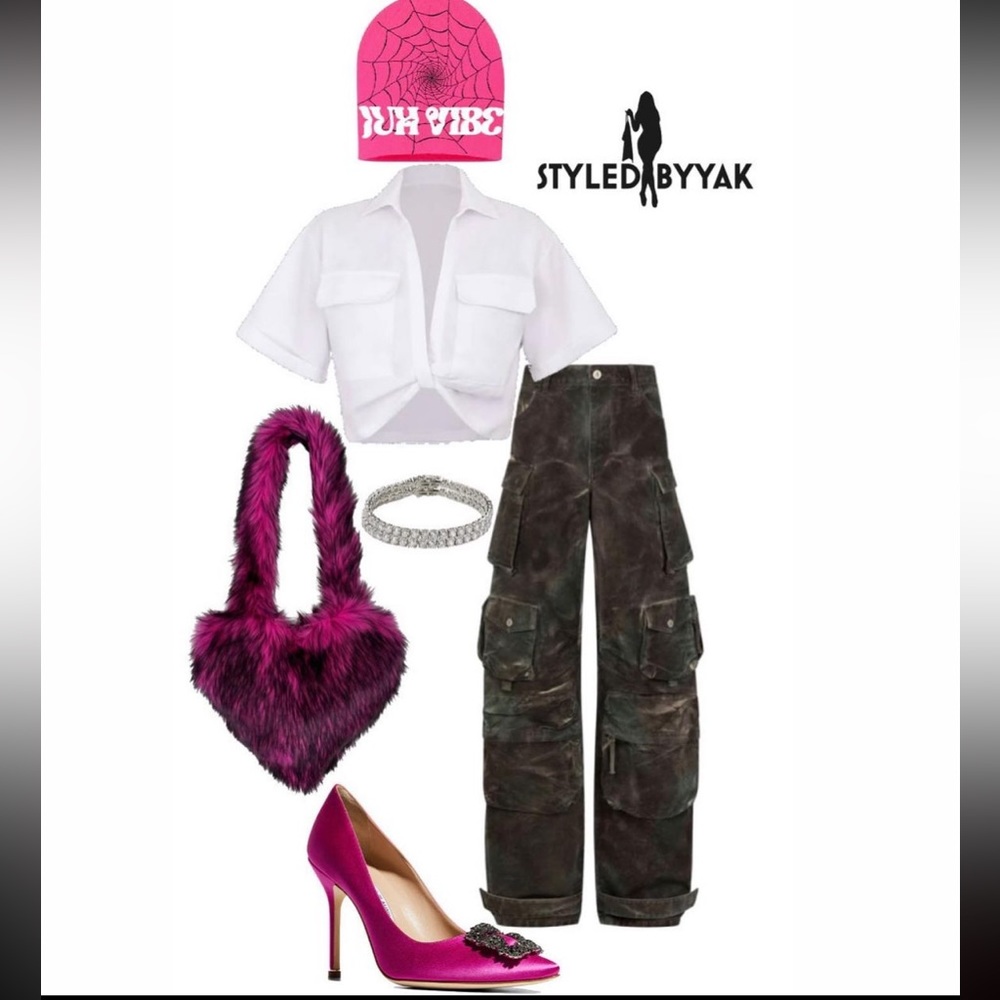 Nayr Pink Heart Bag